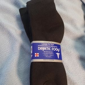 Mens loose fit diabetic ankle socks